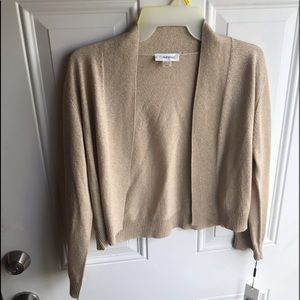 Sweet golden cardigan.